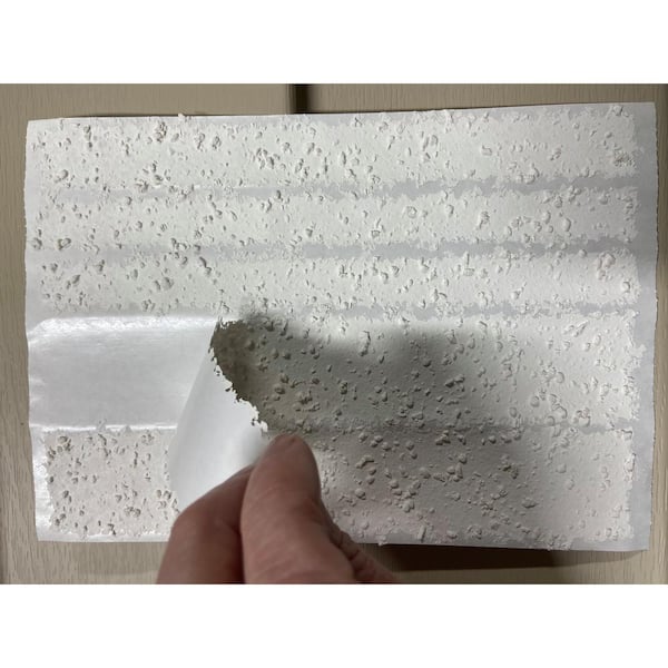 StepSaver Products Self Adhesive Popcorn Ceiling Repair Patch Strips, White