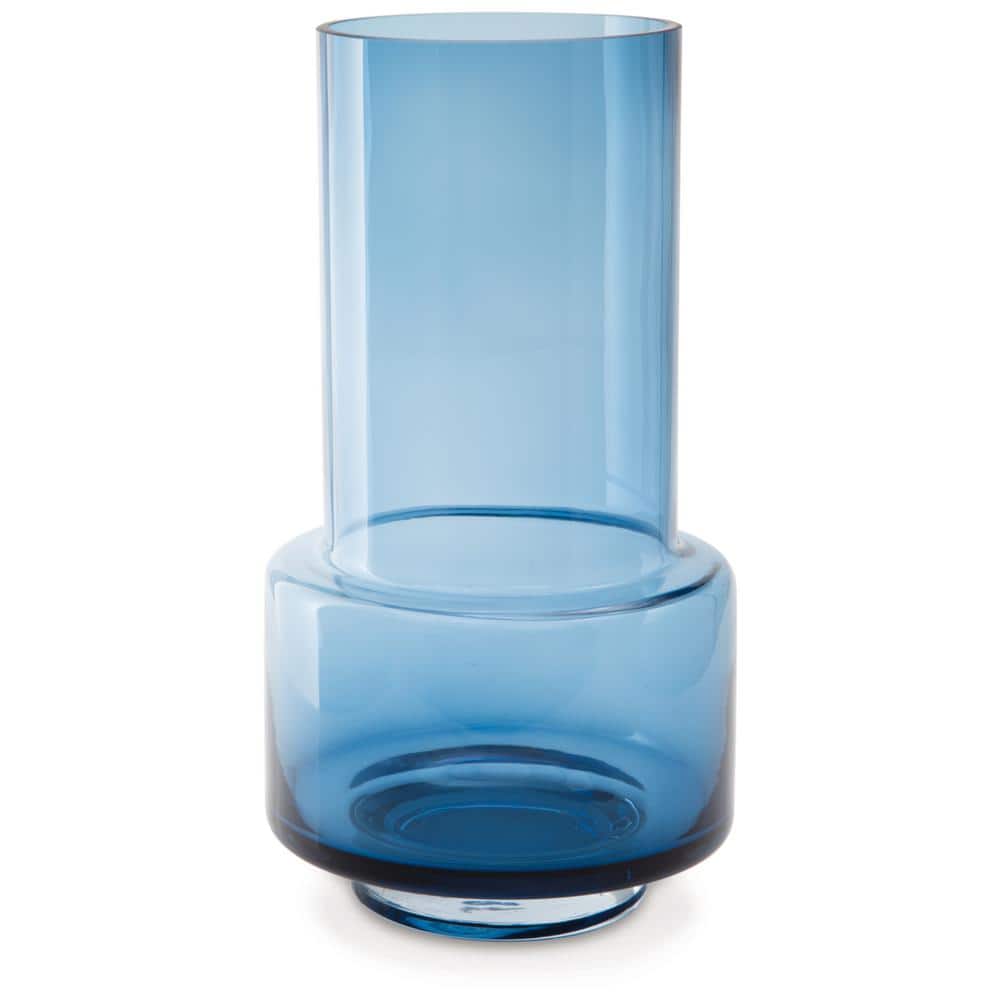 Signature Vase H20 cm blue