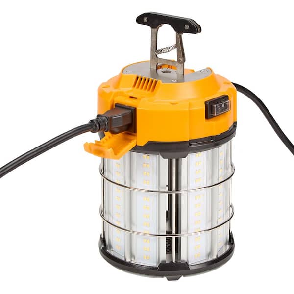 Maxxima High Bay Temporary LED Work Light, Linkable, 100-Watt 12,000 Lumens 5000K Daylight
