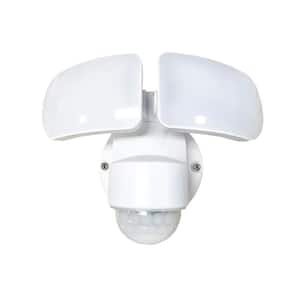 200-Watt 16.25 in. Equivalent with a Convenient Switch White Motion Sensing LED Flood Light, 3 Bulbs Included(3-Pack)