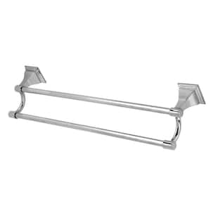 Monarch 18 in. Wall Mount Dual Towel Bar in Polished Chrome