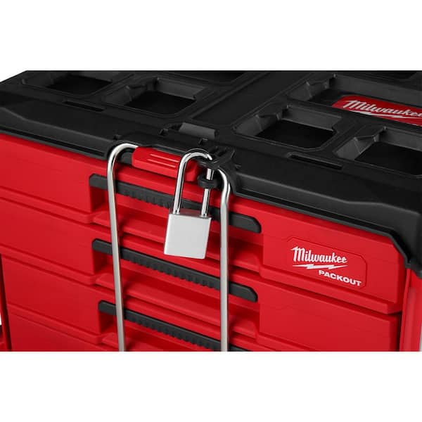 Milwaukee - PACKOUT 22 in. Modular 4-Drawer Tool Box with Metal Reinforced Corners and 50 lbs. Capacity