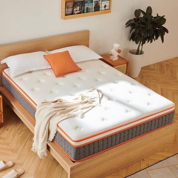 Crduf 14 in. Medium Tight Top Queen Memory Foam Mattress,Cooler Sleep  Supportive HD-LYYB-014Q - The Home Depot