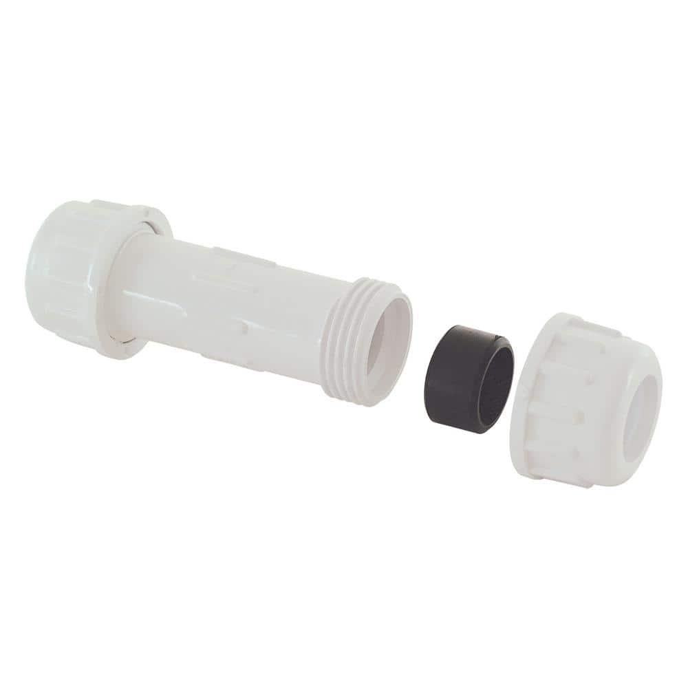 King Brothers Inc CCC-0750 PVC Compression Coupling 3/4-Inch White 