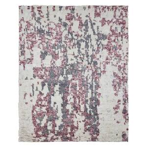Shag Multi-Colored 2 ft. x 3 ft. Abstract Area Rug
