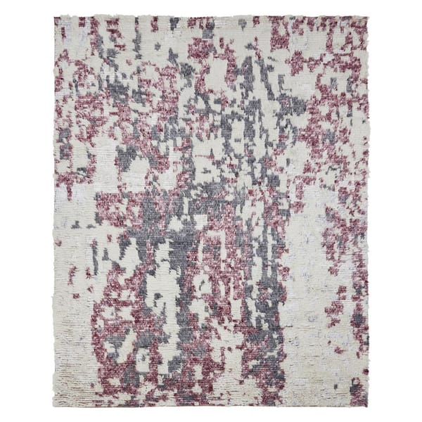 KALATY Polaris Shag Abstract Multi-Colored 12 ft. x 15 ft. Area Rug