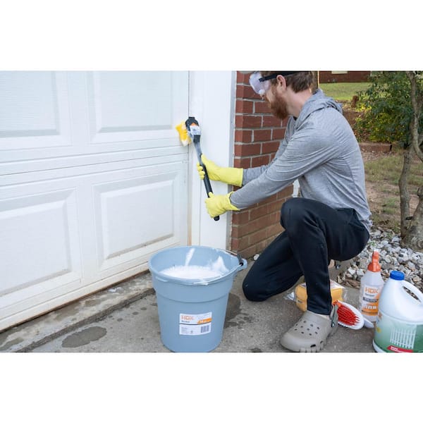 Mop Bucket 2.5 Gallon Bucket for Cleaning - Plastic Car Wash Bucket Blue, 4  Pack