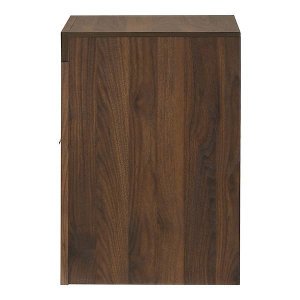 Furniture of America Davenly Walnut 1-Drawer 21.8 in. W