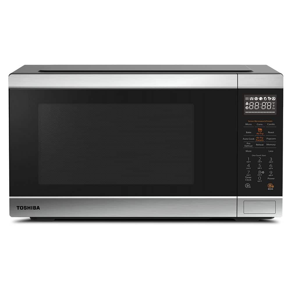 Toshiba 1.2 cu. ft. Stainless Steel Microwave with Air Fryer, Silver