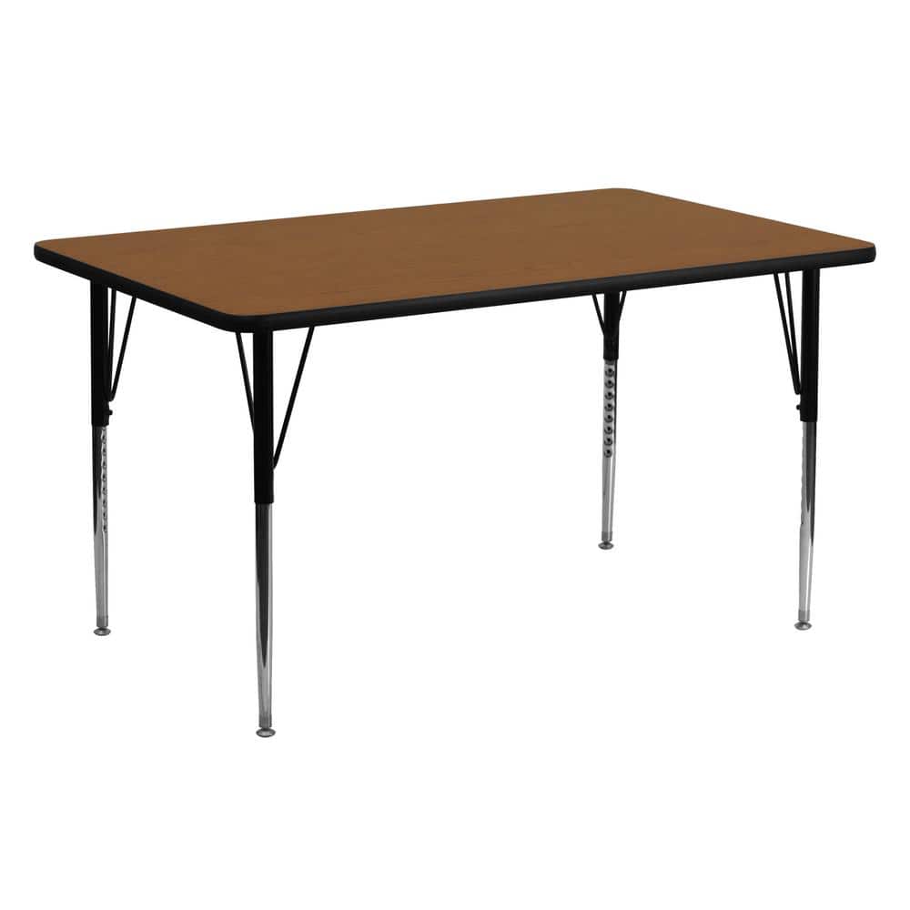 Oak Rectangular Activity Tables