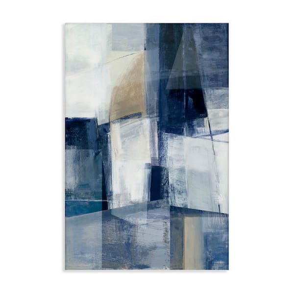 Dynamic Geometric Abstract by Hannah Dawson Unframed Abstract Graphic Art Print 24 in. x 16 in.