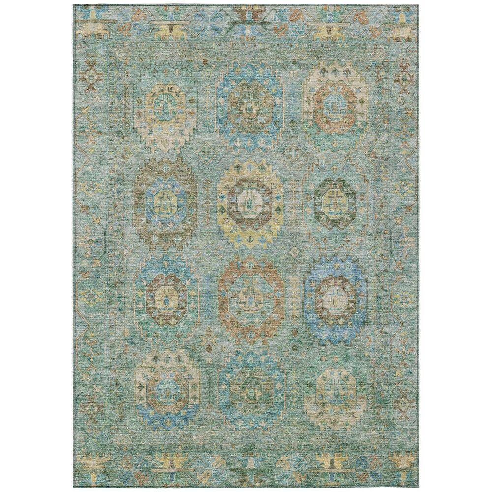 Chantille Machine Washable Indoor/Outdoor Abstract ACN2227 Teal 9 ft. x 12 ft. Area Rug price history on PriceWatchPro