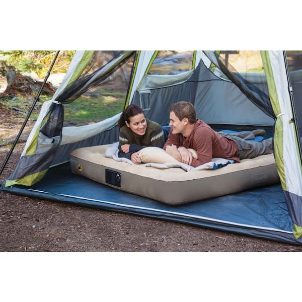 Coleman queen airbed with frame best sale