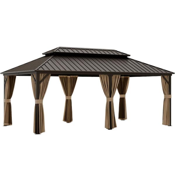 Lifesmart Four Seasons 12 ft. x 14 ft. Wood Looking Hard Top