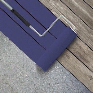 1 gal. #P550-7 Purple Prince Textured Low-Lustre Enamel Interior/Exterior Porch and Patio Anti-Slip Floor Paint