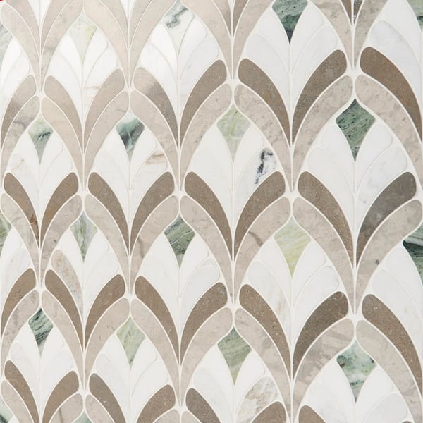 RIU 大理石　flower&marble onp Marmoreal Calacatta Luxury Vinyl Tile - 12 x 24 in. - The