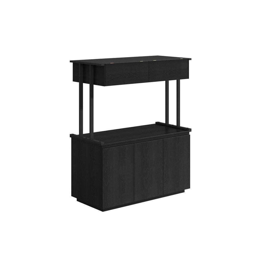 FUFU&GAGA Fish Tank Stand Terrarium Stand with Storage Cabinet, Reptile ...