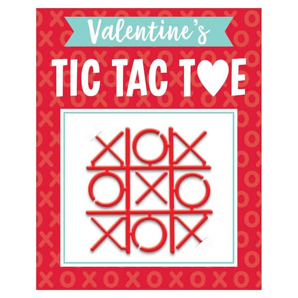 Amscan 5 in. Valentine's Day Tic Tac Toe Game (12-Count, 5-Pack)