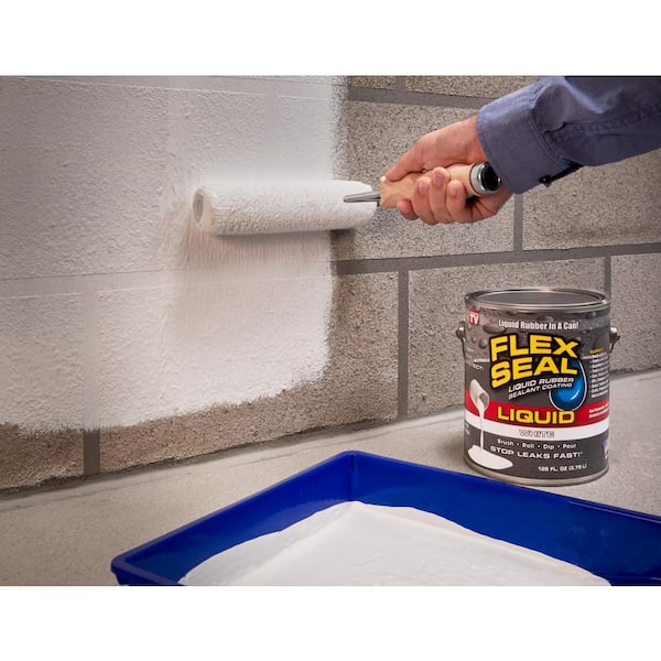 Flex Seal Liquid White 1 qt. Liquid Rubber Sealant Coating (3-Pack)