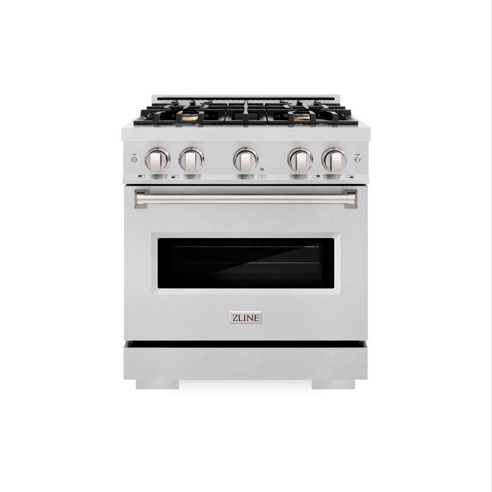 Classic 30 in. 4-Burner Dual Fuel Range with Convection Oven and Brass Burners in Stainless Steel price history on PriceWatchPro