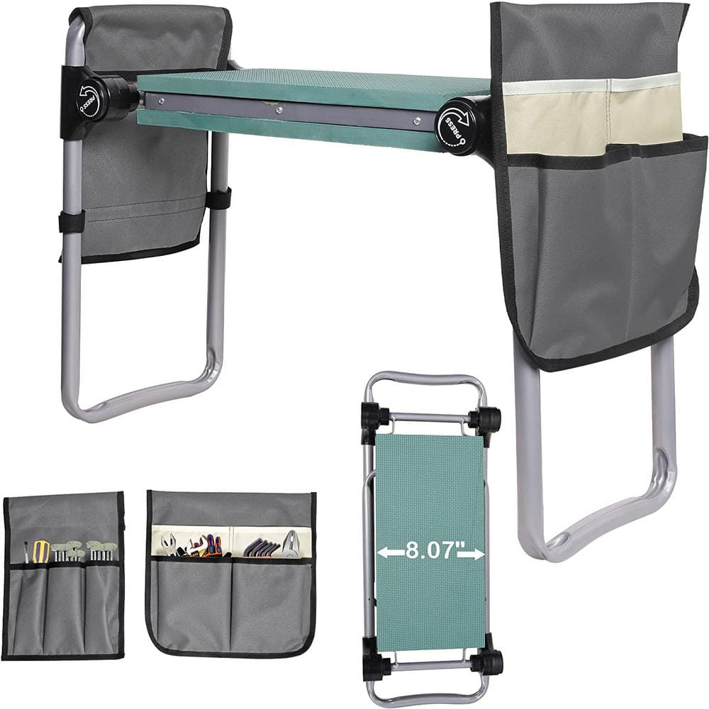 Garden Kneeler and Seat Bench Garden Workseat Folding Gardening Bench Foam 