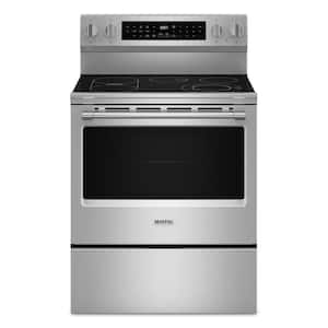 30 in. 5-Element Freestanding Electric Range in Fingerprint Resistant Stainless Steel with Grill Mode
