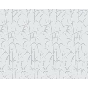 17 in. W x 59 in. H Bamboo Home Decor Static Cling Window Film (2-Pack)