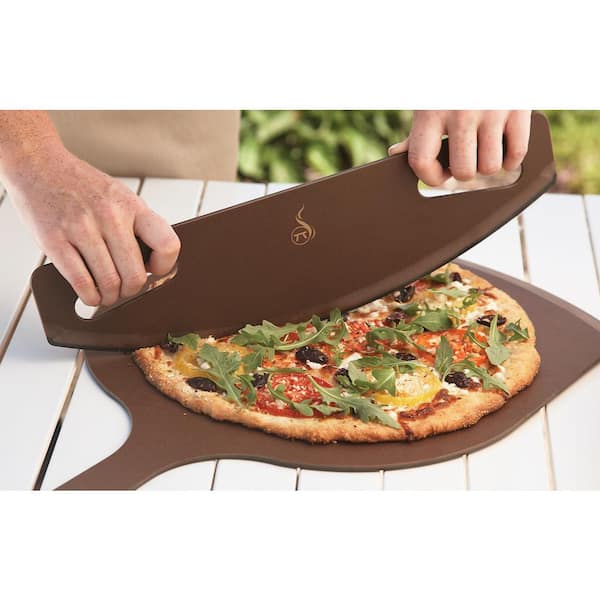 16 Rocking Pizza Cutter Kit - Stainless Steel