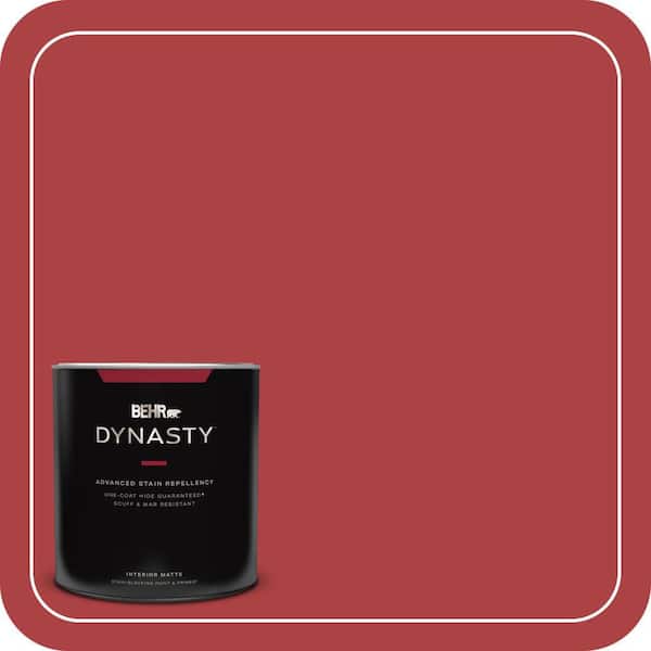 BEHR DYNASTY 1 qt. #160B-7 Daredevil Matte Interior Stain-Blocking Paint and Primer