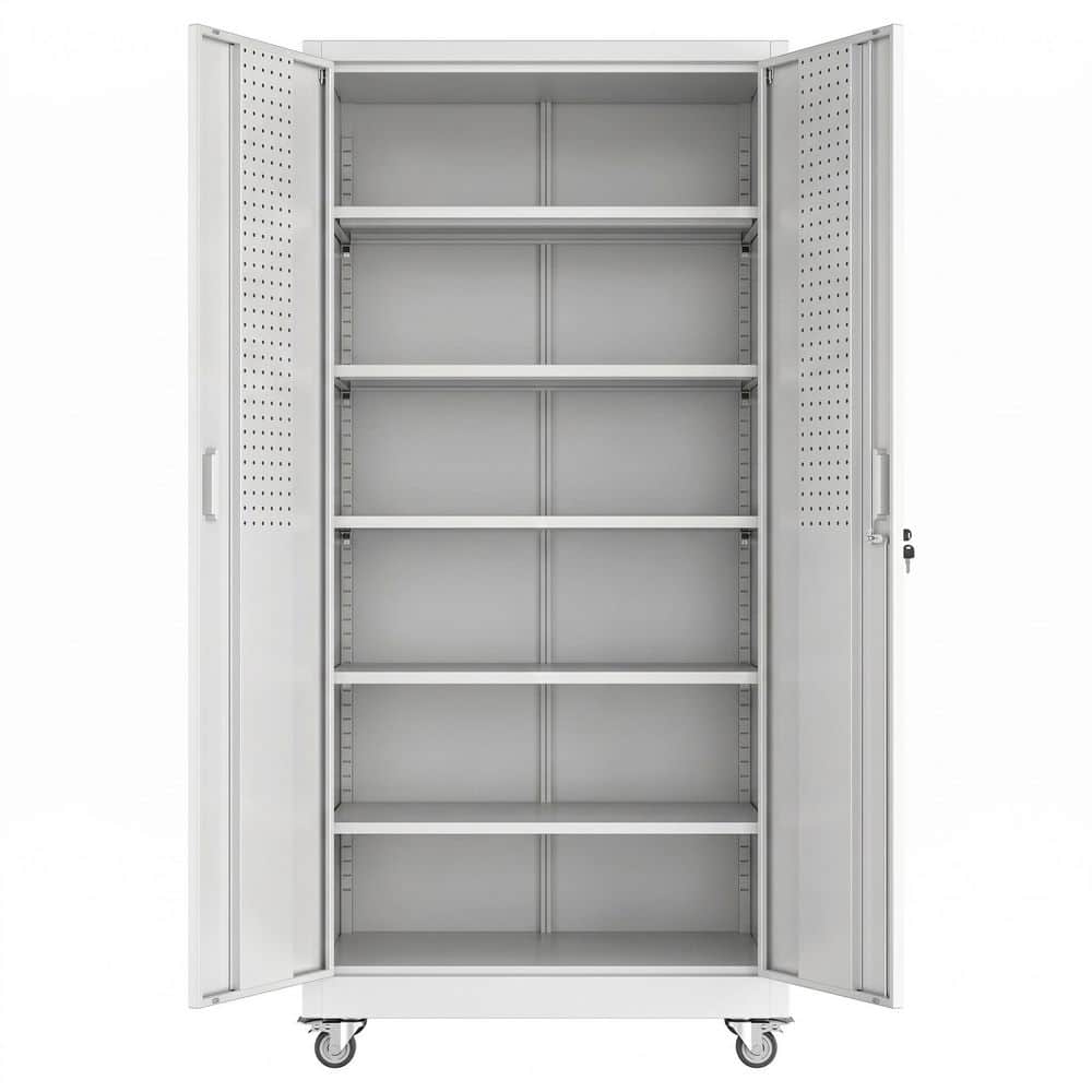 Kaikeeqli 32 in. W x 71 in. H x 16 in. D Steel Rolling