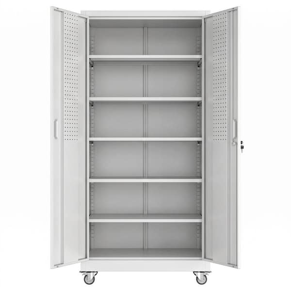 Kaikeeqli 32 in. W x 71 in. H x 16 in. D Steel Rolling