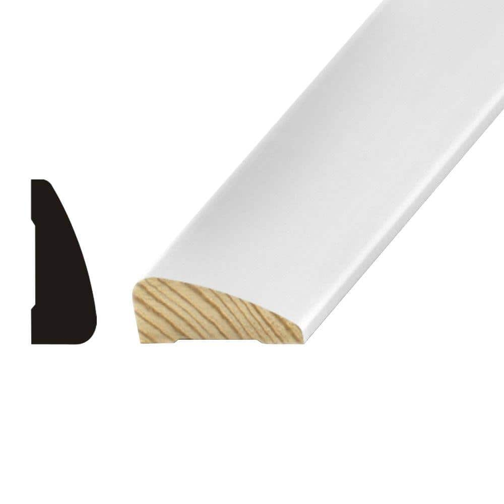 Kelleher 11/16 in. x 1-5/8 in. x 8 ft. Primed Pine #2 Wire Moulding P661PR  - The Home Depot