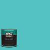 BEHR PREMIUM PLUS 1 qt. #500B-4 Gem Turquoise Semi-Gloss Enamel ...