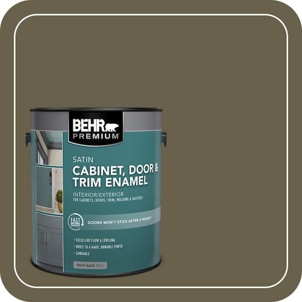 BEHR PREMIUM 1 gal. #N340-7 Kilimanjaro Satin Enamel Interior