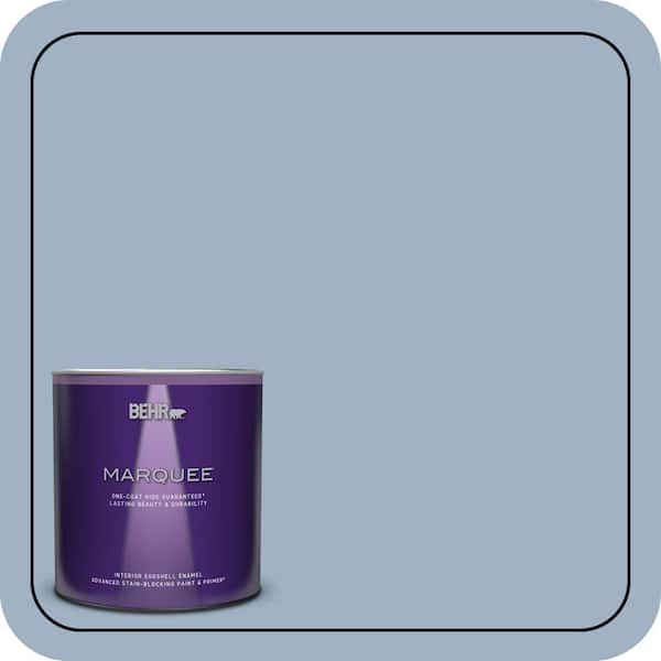 BEHR MARQUEE 1 qt. #S520-3 Perfect Landing One-Coat Hide Eggshell Enamel Interior Paint & Primer