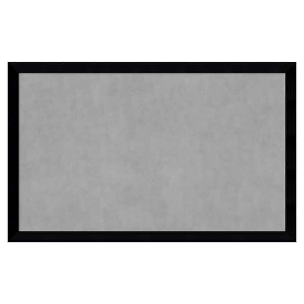 Amanti Art Black Museum 43 in. x 27 in. Framed Magnetic Board