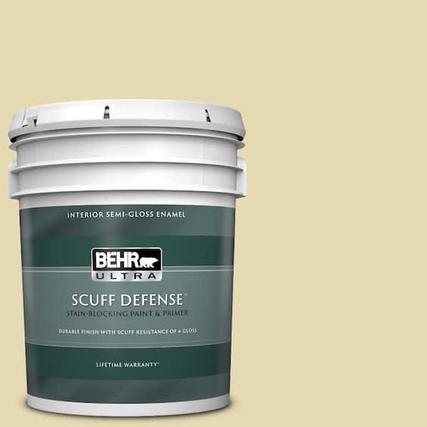 BEHR ULTRA 5 gal. #390E-3 Rainforest Dew Extra Durable Semi-Gloss Enamel Interior Paint & Primer
