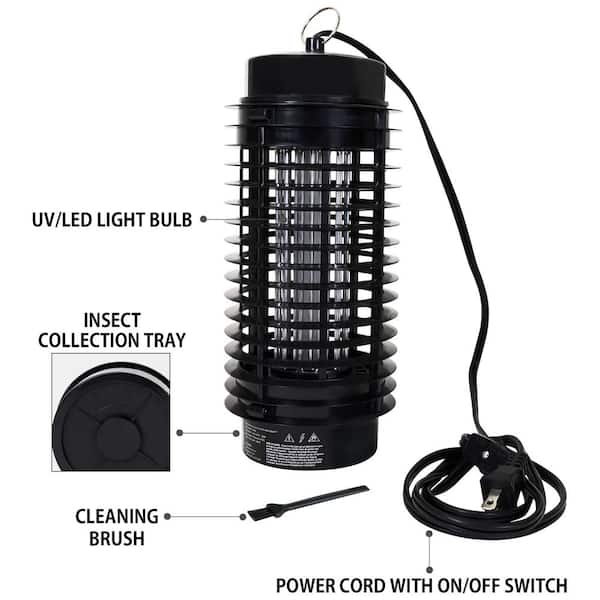 Electric Mosquito Insect Killer Trap Lamp LED Light Bug Zapper Pest Control 