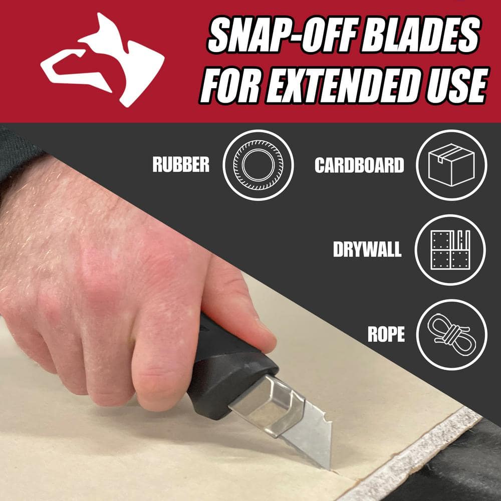 Husky 18 mm Pro Snap Blade Knife HKY00059 - The Home Depot