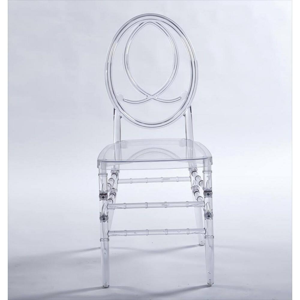 Modern Transparent Plastic Dining Chairs-Set of 4 Wedding & Everyday Use-220lb Capacity-Easy Assembly price history on PriceWatchPro