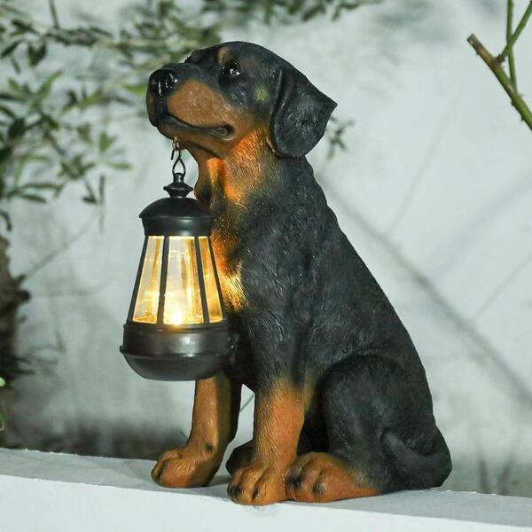Garden Dog Statues Outdoor Decor, 13