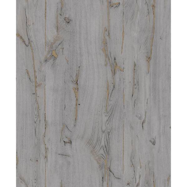 Advantage Jackson Grey Wooden Plank Wallpaper