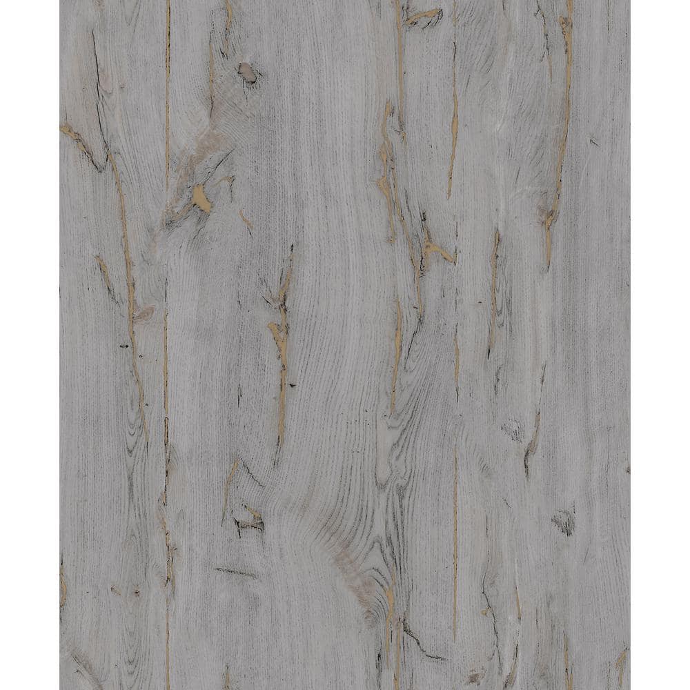 Jackson Grey Wooden Plank Wallpaper Sample