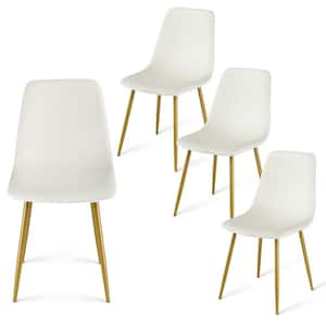 Velvet Beige Upholstered Dining Side Chair (Set of 4)