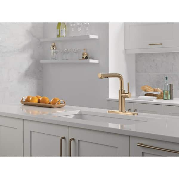 Delta Linden Venetian Bronze 1-Handle Deck-Mount Pull-Out Handle Kitchen Faucet (Deck Plate Included) Delta Linden Venetian Bronze 1-Handle Deck-Mount Pull-Out Handle Kitchen Faucet (Deck Plate Included)