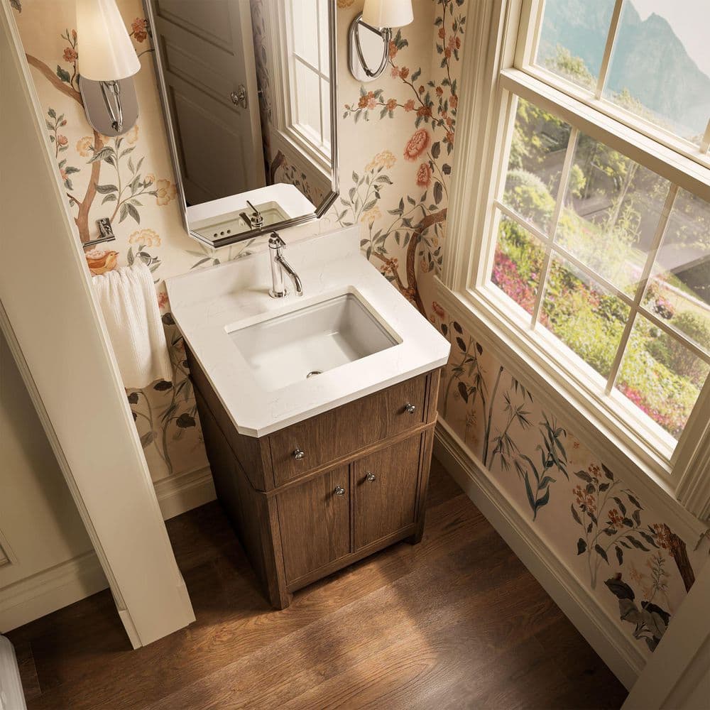 Claude by Studio McGee 24 in. Freestanding Draper Oak Bath Vanity with Bianco Bella Quartz Top price history on PriceWatchPro