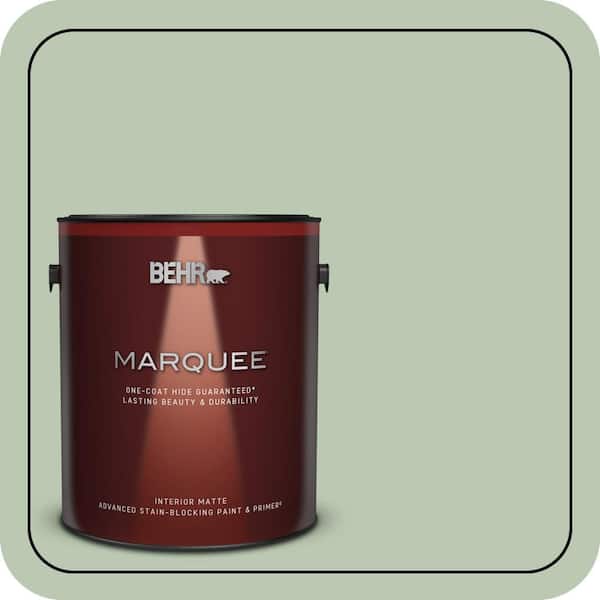 BEHR MARQUEE 1 gal. #MQ6-45 Composed One-Coat Hide Matte Interior Paint & Primer
