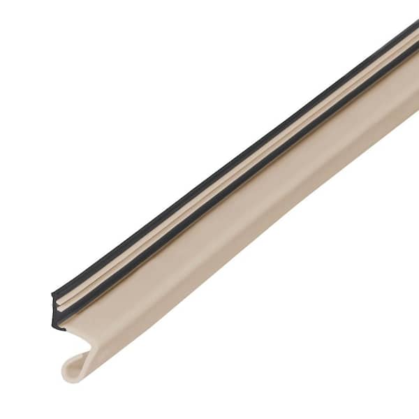 M-D Building Products PLATINUM™ 1 in. x 84 in. Beige Kerf/Channel Top and Sides Door Weatherstripping Kit