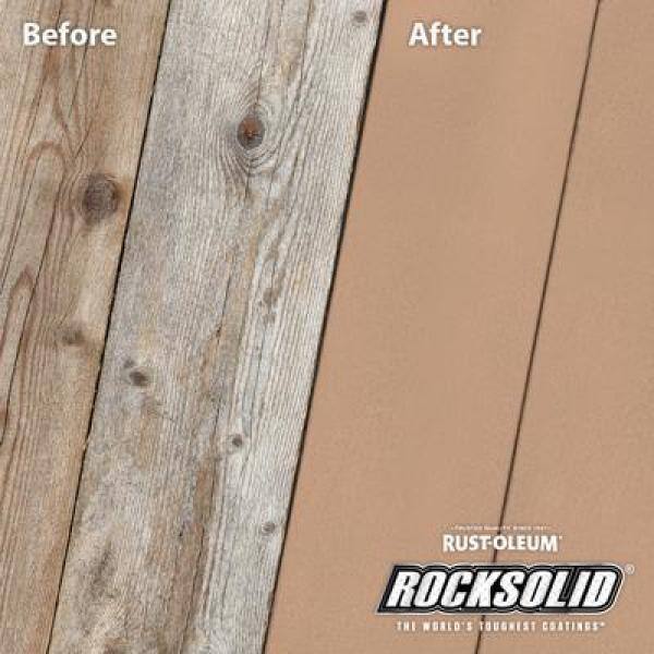 5 gal. Buckskin Exterior 2X Solid Stain