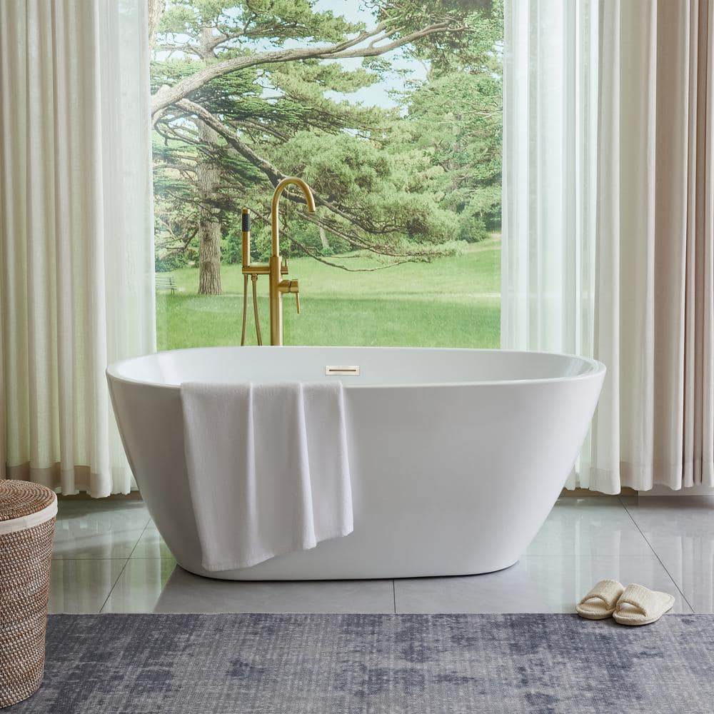 Freestanding Soaking Acrylic Bathtub